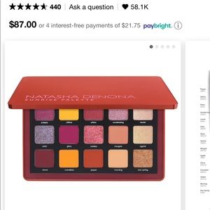 Natasha Denona sunrise